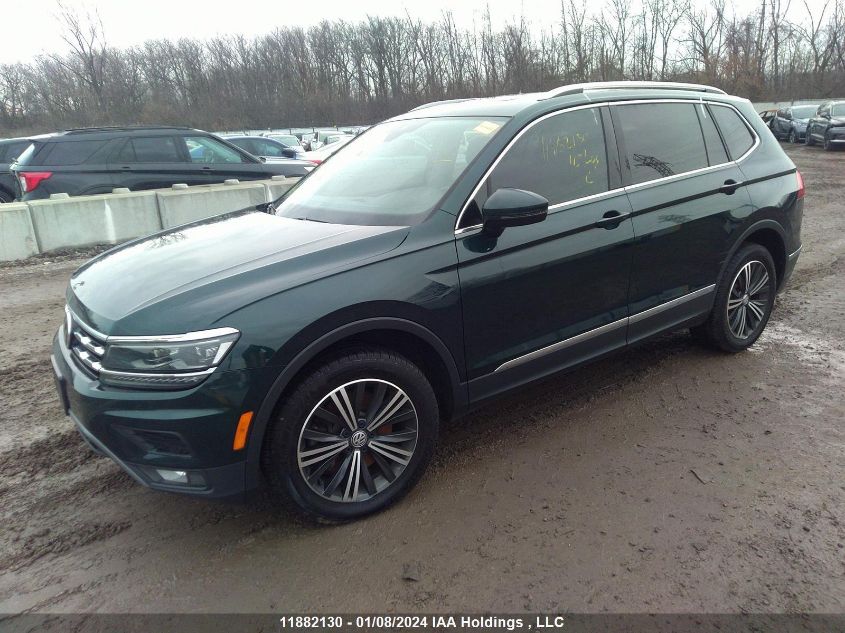 2018 Volkswagen Tiguan Highline VIN: 3VV4B7AX7JM078694 Lot: 11882130