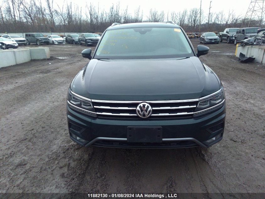 2018 Volkswagen Tiguan Highline VIN: 3VV4B7AX7JM078694 Lot: 11882130