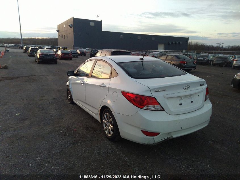 2014 Hyundai Accent Gls/Gs VIN: KMHCT4AEOEU772189 Lot: 11883316