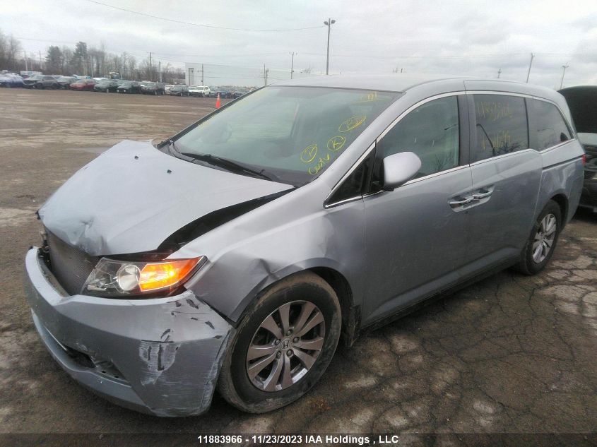 2016 Honda Odyssey Ex VIN: 5FNRL5H49GB511849 Lot: 11883966