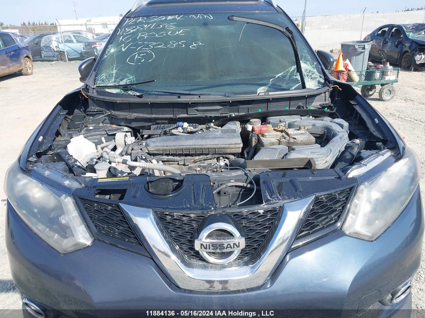 2016 Nissan Rogue VIN: 5N1AT2MV4GC732858 Lot: 11884136