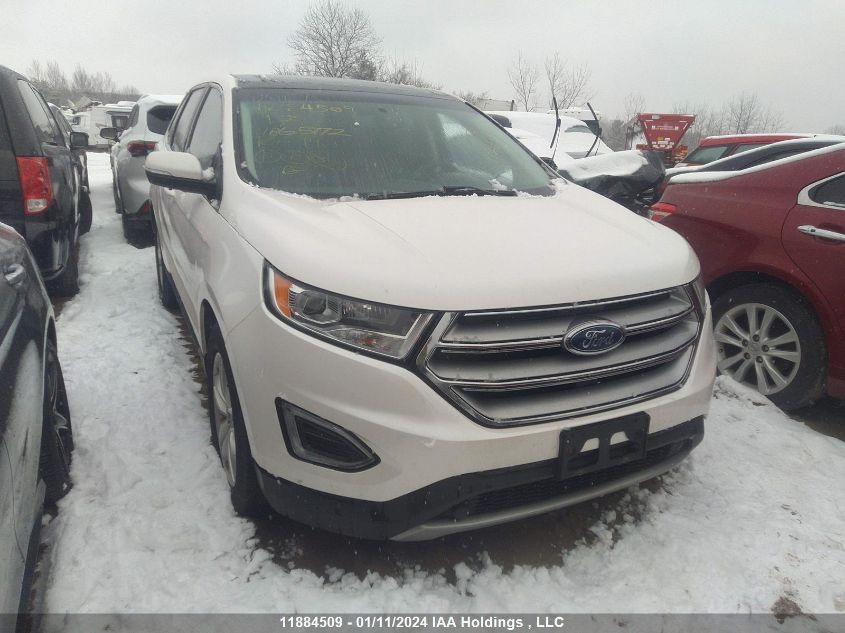 2017 Ford Edge Sel VIN: 2FMPK4J95HBB65772 Lot: 11884509