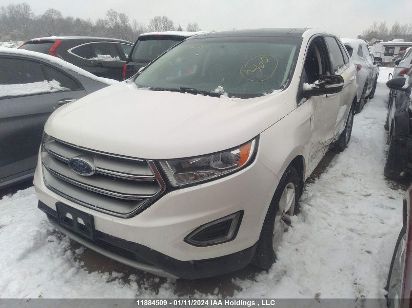 2017 Ford Edge Sel VIN: 2FMPK4J95HBB65772 Lot: 11884509