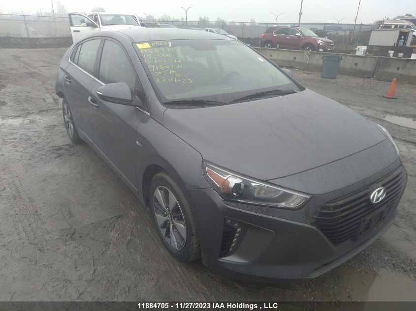 2019 Hyundai Ioniq Plug-In Hybrid Preferred VIN: KMHC65LD3KU107512 Lot: 11884705