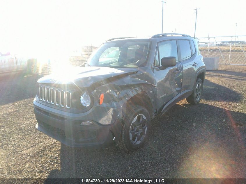 2017 Jeep Renegade Sport VIN: ZACCJBAB1HPG65484 Lot: 11884739