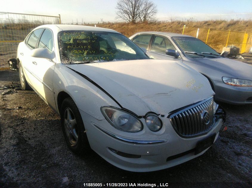 2009 Buick Allure Cx VIN: 2G4WF582X91122440 Lot: 11885005