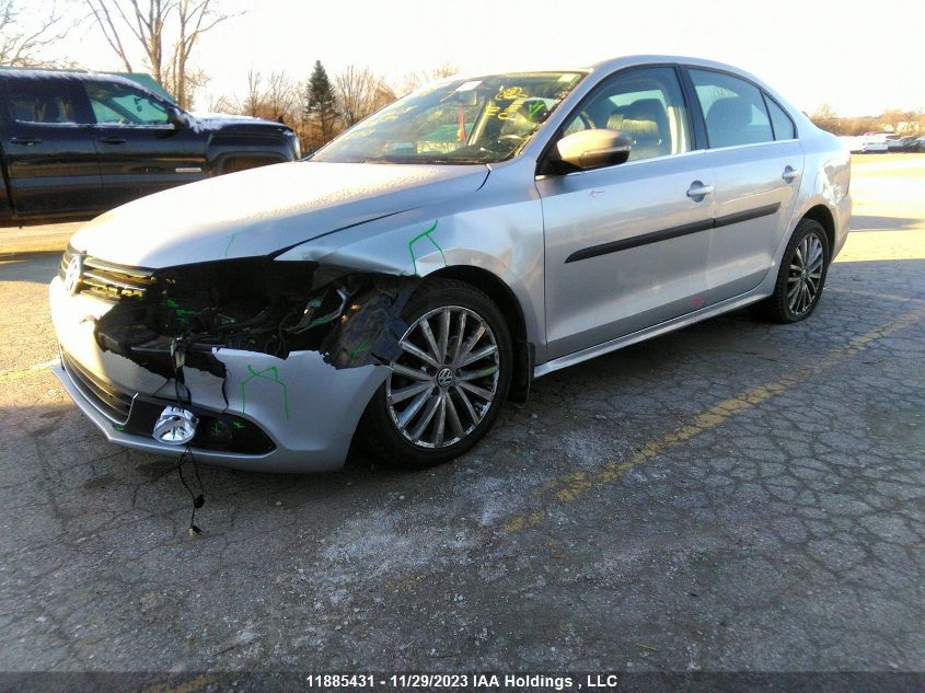 2012 Volkswagen Jetta Tdi VIN: 3VWLL7AJ4CM010954 Lot: 11885431