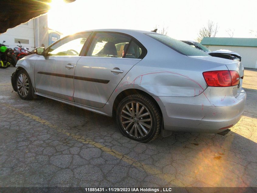 2012 Volkswagen Jetta Tdi VIN: 3VWLL7AJ4CM010954 Lot: 11885431