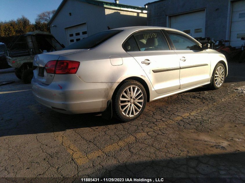 2012 Volkswagen Jetta Tdi VIN: 3VWLL7AJ4CM010954 Lot: 11885431