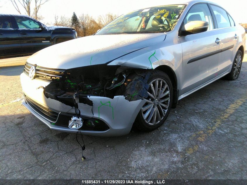 2012 Volkswagen Jetta Tdi VIN: 3VWLL7AJ4CM010954 Lot: 11885431