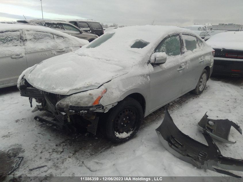 2015 Nissan Sentra VIN: 3N1AB7AP6FL653711 Lot: 11886359