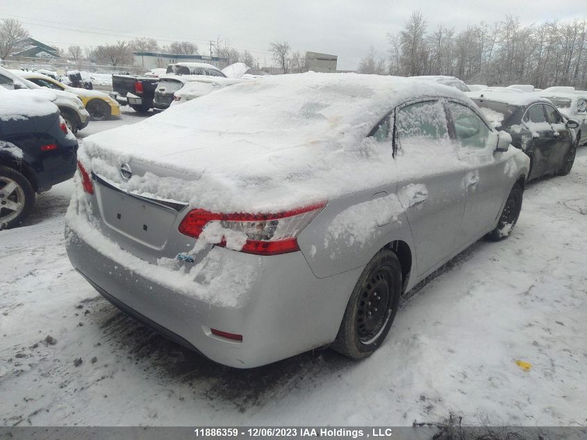 2015 Nissan Sentra VIN: 3N1AB7AP6FL653711 Lot: 11886359