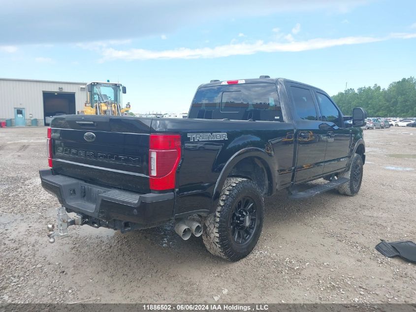 2022 Ford F-250 Lariat VIN: 1FT8W2BT5NEF17275 Lot: 11886502