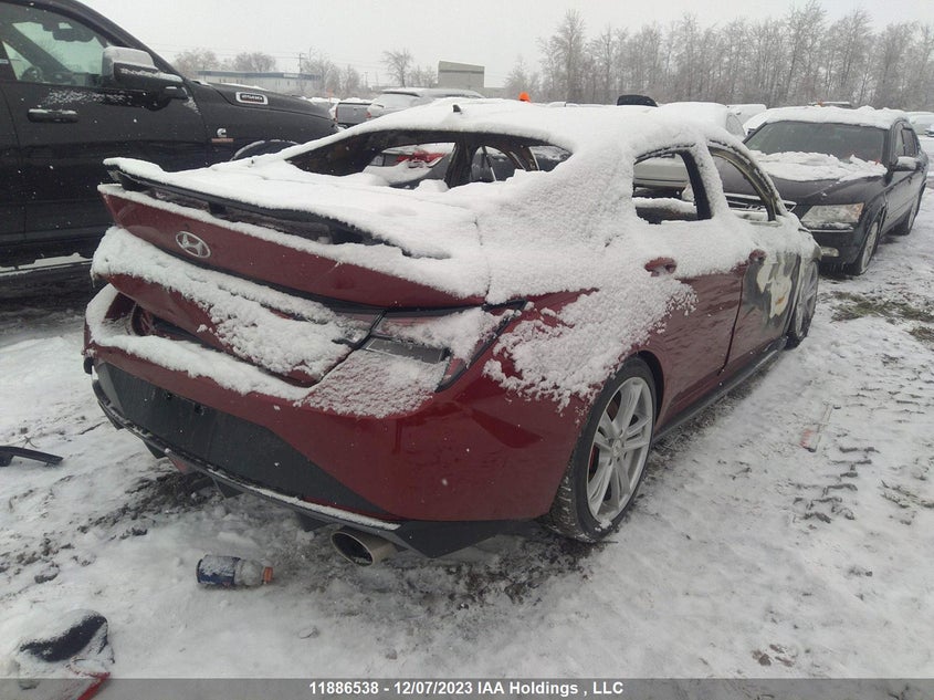 2023 Hyundai Elantra N VIN: KMHLW4AK9PU017073 Lot: 11886538