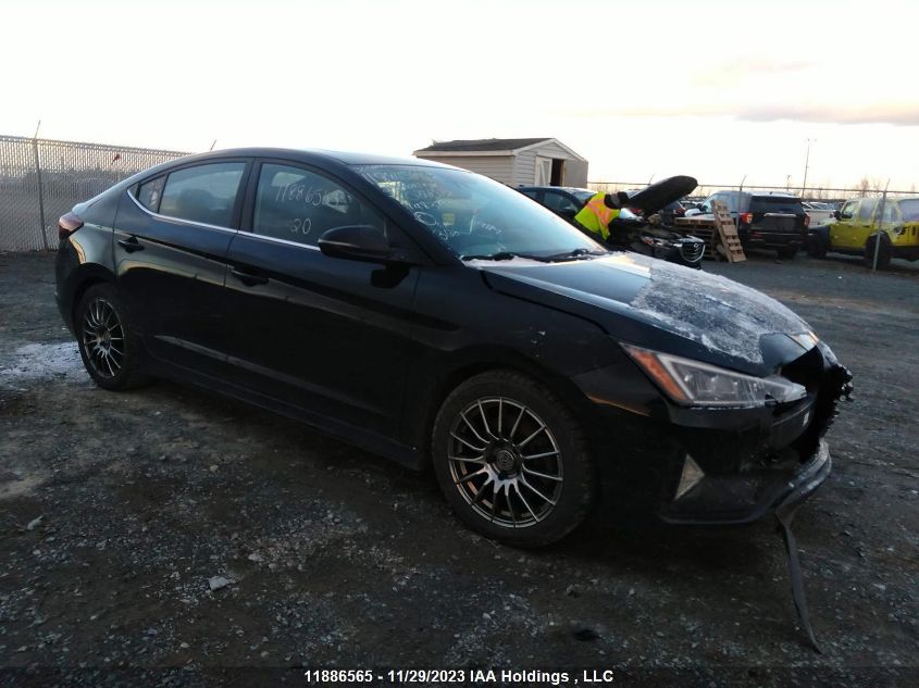 2020 Hyundai Elantra Sport Dct VIN: KMHD04LB6LU086588 Lot: 11886565