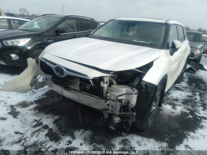 2020 Toyota Highlander Xle VIN: 5TDGZRBH0LS034906 Lot: 11886848