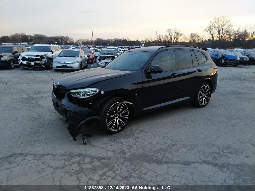 2019 BMW X3 xDrive30I VIN: 5UXTR9C58KLR09411 Lot: 50599984