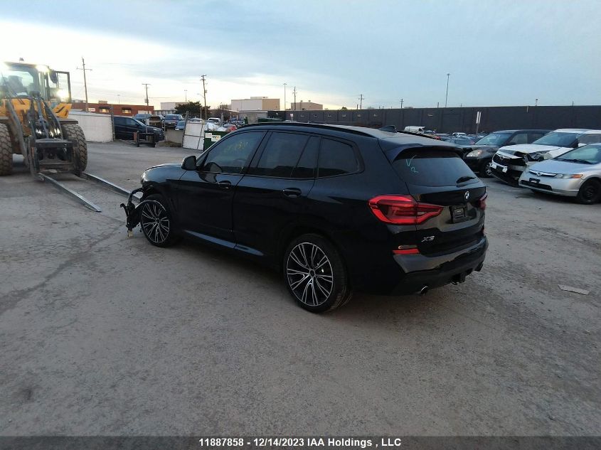 2019 BMW X3 xDrive30I VIN: 5UXTR9C58KLR09411 Lot: 50599984