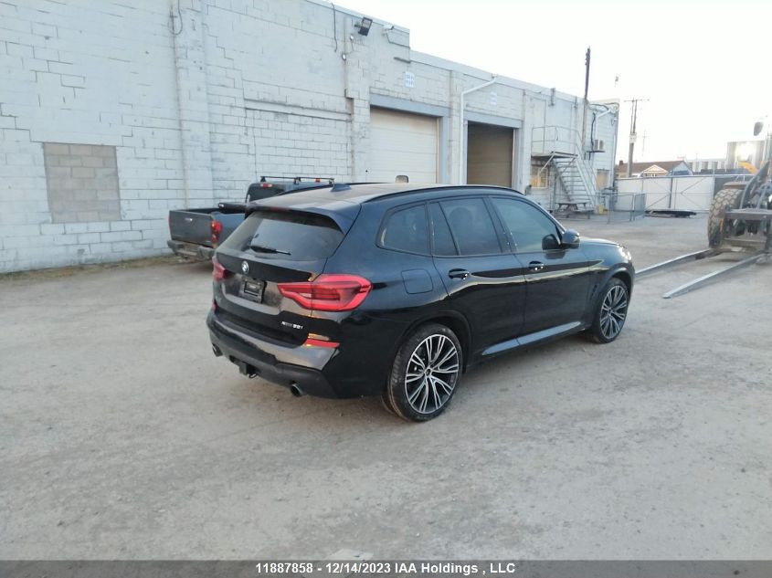 2019 BMW X3 xDrive30I VIN: 5UXTR9C58KLR09411 Lot: 50599984