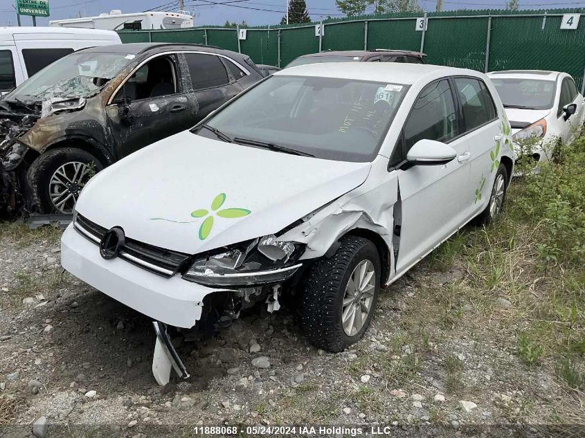 2019 Volkswagen Golf S/Se VIN: 3VWG57AU1KM010169 Lot: 11888068