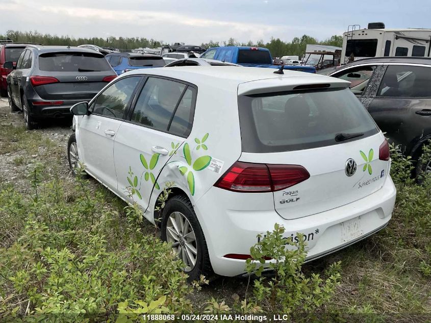 2019 Volkswagen Golf S/Se VIN: 3VWG57AU1KM010169 Lot: 11888068