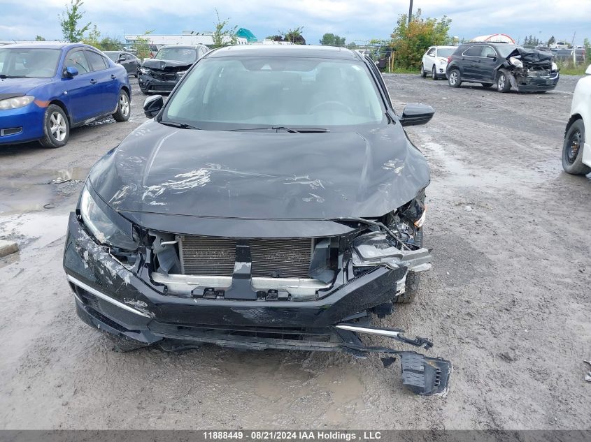 2019 Honda Civic Ex VIN: 2HGFC2F76KH039516 Lot: 11888449