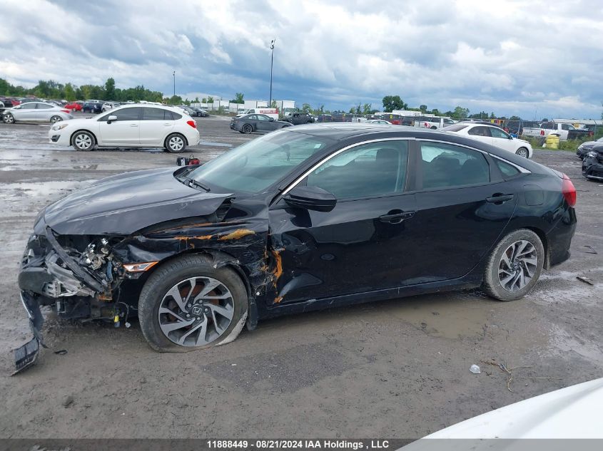 2019 Honda Civic Ex VIN: 2HGFC2F76KH039516 Lot: 11888449