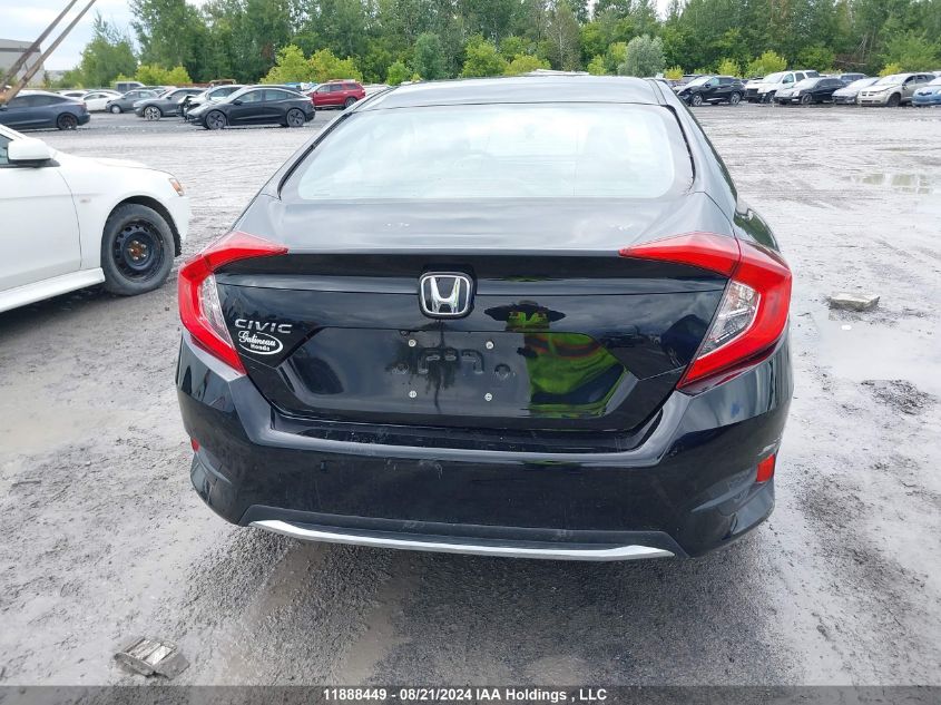 2019 Honda Civic Ex VIN: 2HGFC2F76KH039516 Lot: 11888449