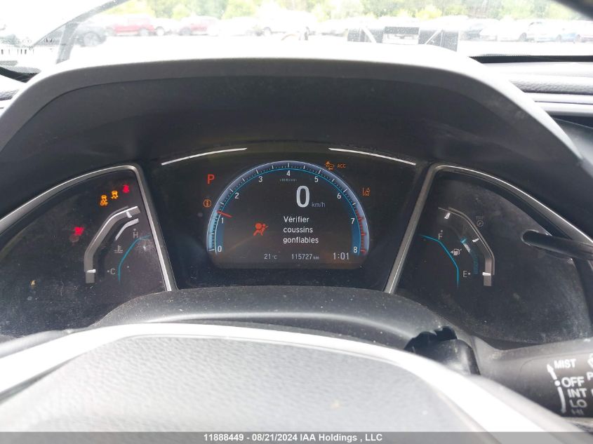 2019 Honda Civic Ex VIN: 2HGFC2F76KH039516 Lot: 11888449