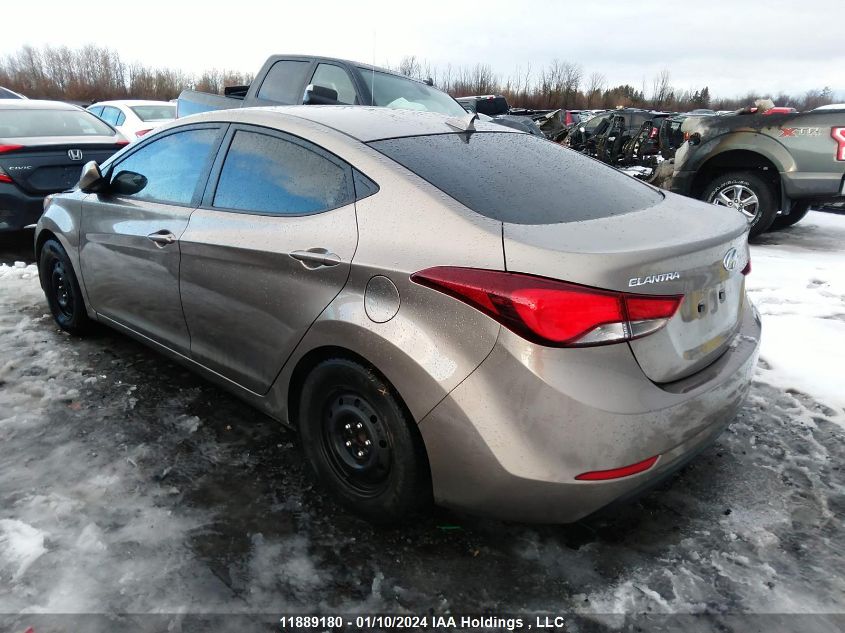 2014 Hyundai Elantra Gls VIN: 5NPDH4AE0EH535061 Lot: 11889180