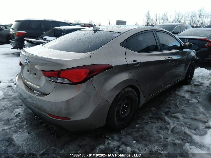 2014 Hyundai Elantra Gls VIN: 5NPDH4AE0EH535061 Lot: 11889180