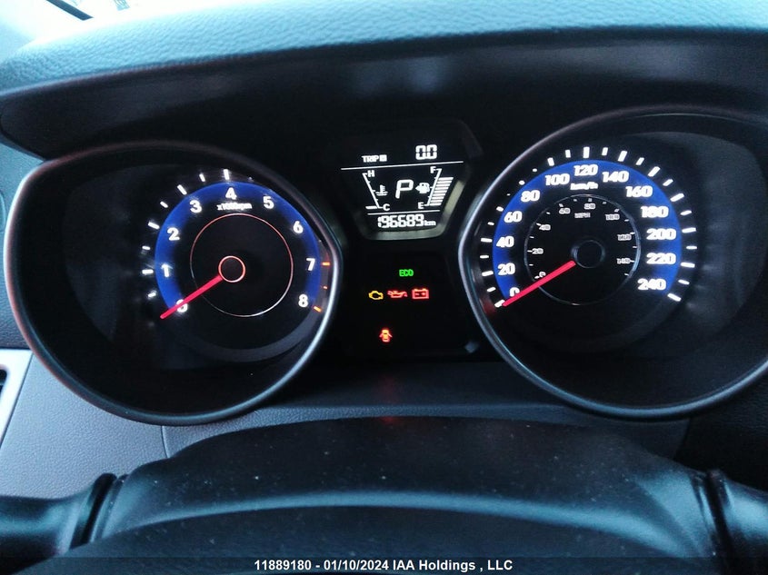 2014 Hyundai Elantra Gls VIN: 5NPDH4AE0EH535061 Lot: 11889180