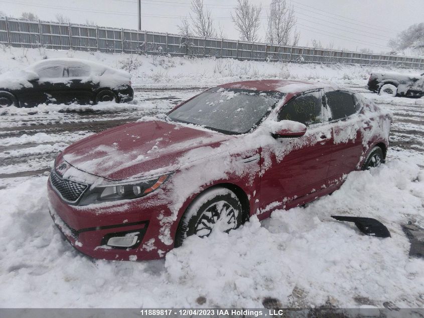 2014 Kia Optima Lx VIN: KNAGM4A76E5505876 Lot: 11889817