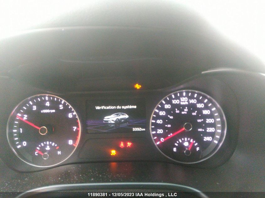 2023 Kia Forte VIN: 3KPF54AD3PE558138 Lot: 11890381