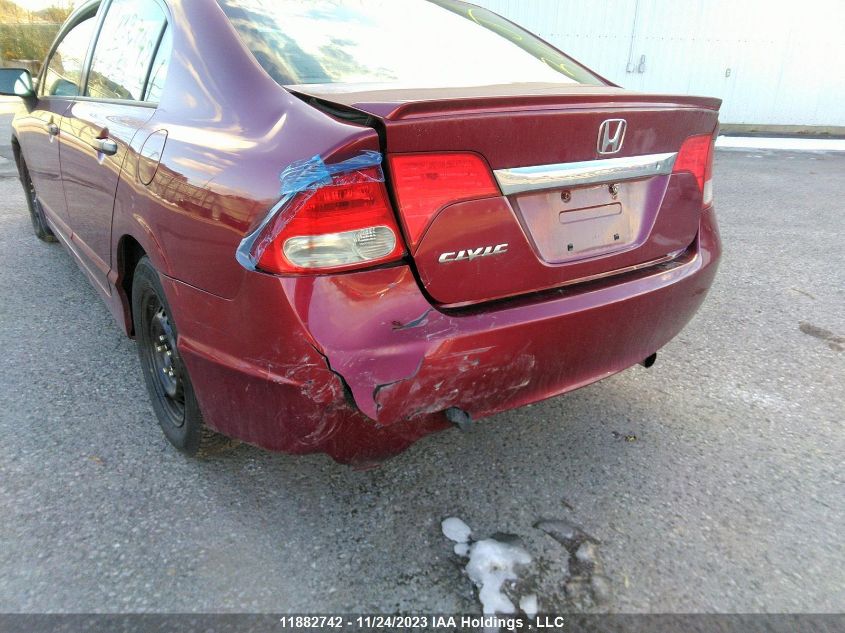 2009 Honda Civic Sdn Dx-G VIN: 2HGFA16459H115260 Lot: 11882742X