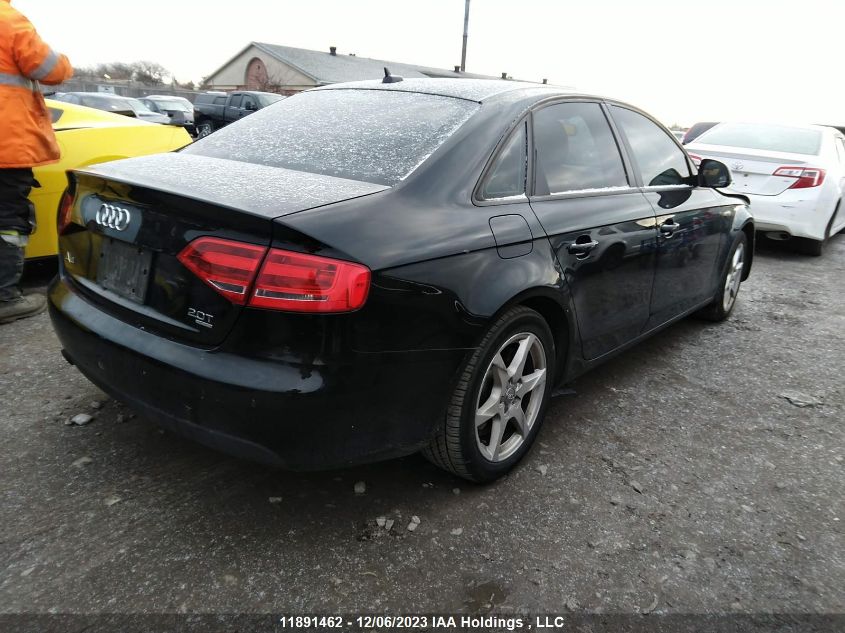 2009 Audi A4 VIN: WAULF78K39N009878 Lot: 11891462