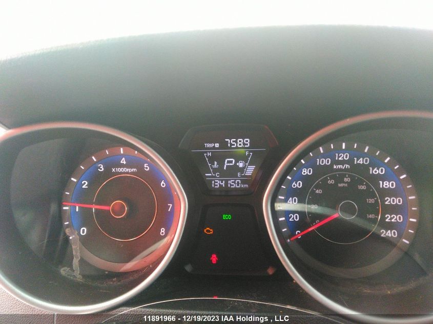 2015 Hyundai Elantra Gls VIN: KMHDH4AH8FU388677 Lot: 11891966