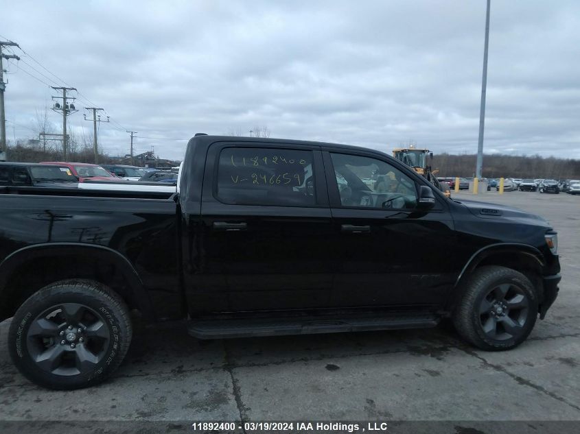 2022 Ram 1500 Big Horn VIN: 1C6SRFFT7NN246659 Lot: 11892400