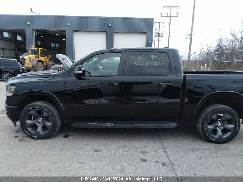 2022 Ram 1500 Big Horn VIN: 1C6SRFFT7NN246659 Lot: 11892400