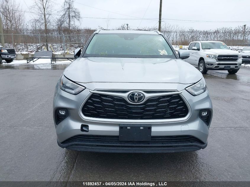 2022 Toyota Highlander Xle VIN: 5TDGZRBH3NS574107 Lot: 11892457