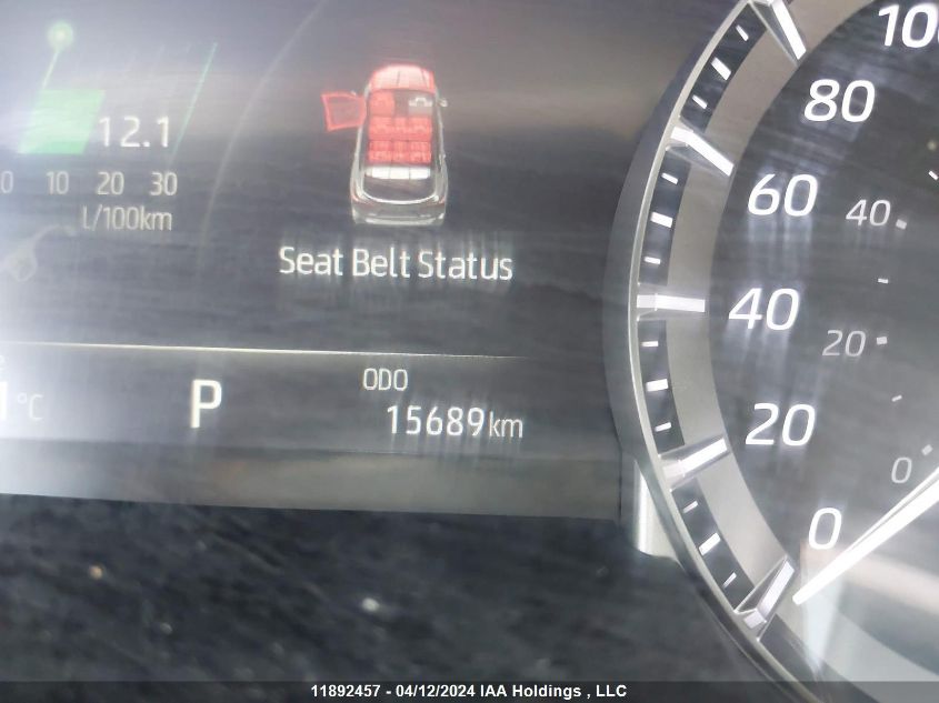 2022 Toyota Highlander Xle VIN: 5TDGZRBH3NS574107 Lot: 11892457