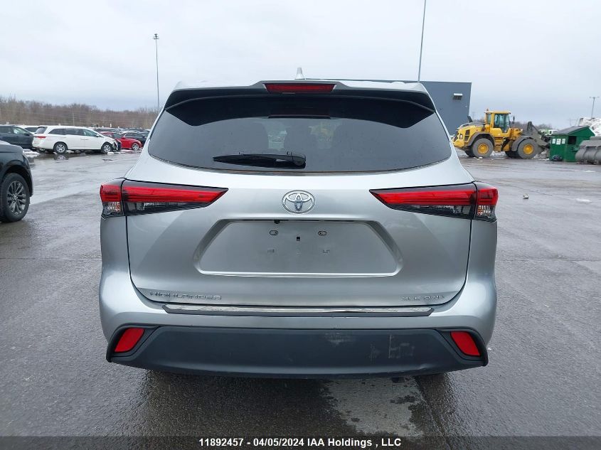 2022 Toyota Highlander Xle VIN: 5TDGZRBH3NS574107 Lot: 11892457