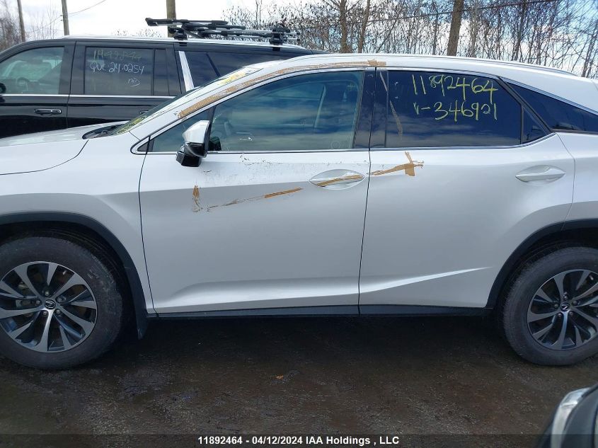 2022 Lexus Rx Rx 350 VIN: 2T2HZMDA2NC346921 Lot: 11892464