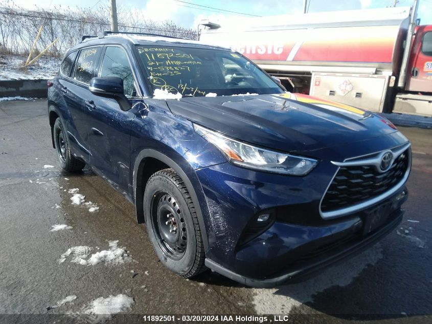 2021 Toyota Highlander Xle VIN: 5TDGZRBH2MS538827 Lot: 11892501