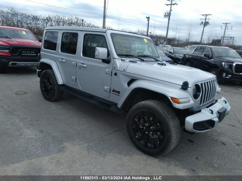 2022 Jeep Wrangler Unlimited High Altitude VIN: 1C4HJXEG4NW160501 Lot: 11892515