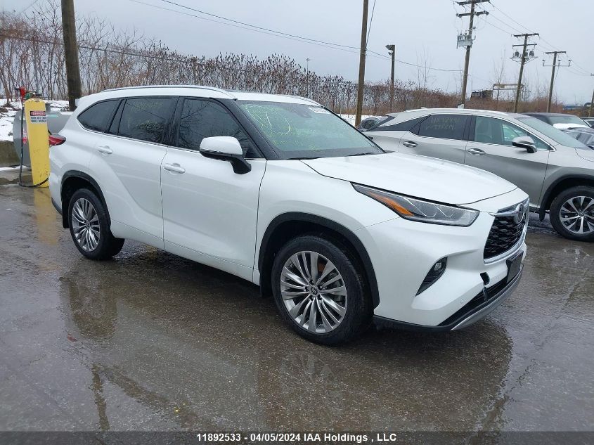 2022 Toyota Highlander Limited VIN: 5TDFZRBHXNS209290 Lot: 11892533