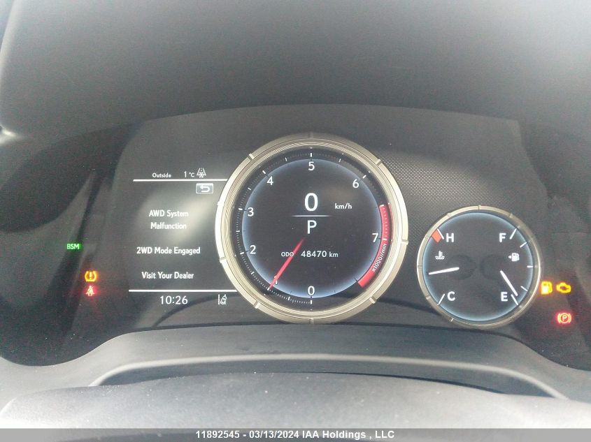 2020 Lexus Rx Rx 350 VIN: 2T2YZMDA3LC236067 Lot: 11892545