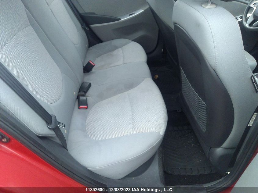 2012 Hyundai Accent Gl VIN: KMHCT4AEXCU058082 Lot: 11892680