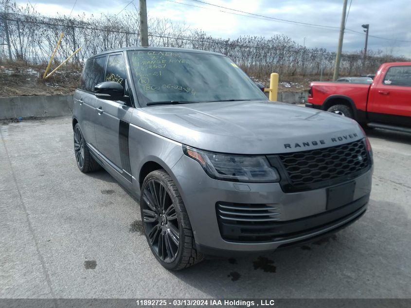 2021 Land Rover Range Rover Westminster VIN: SALGS2SE6MA452587 Lot: 11892725