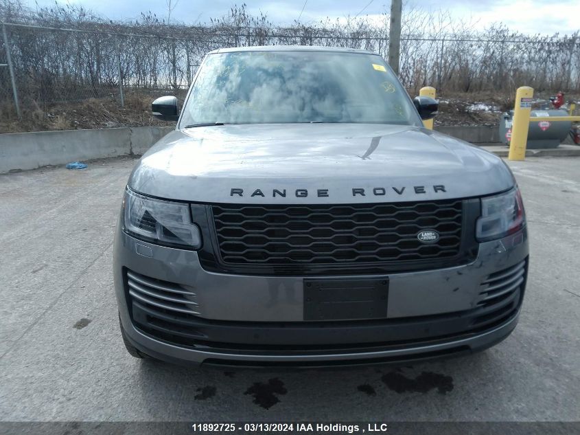 2021 Land Rover Range Rover Westminster VIN: SALGS2SE6MA452587 Lot: 11892725